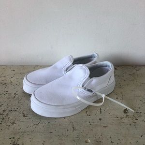 NWOT Kids White Vans